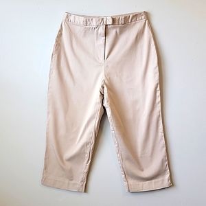 High Waisted Skimmer Capri Pants THE LIMITED 90s Vintage Size 10 Women